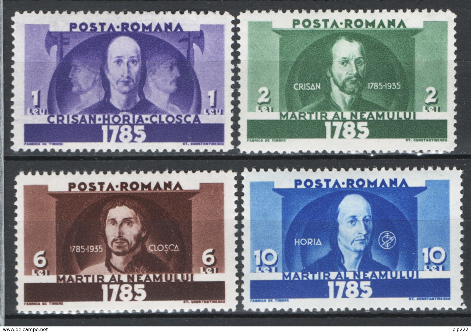 Romania 1935 Unif.480/83 **/MNH VF/F - Nuovi