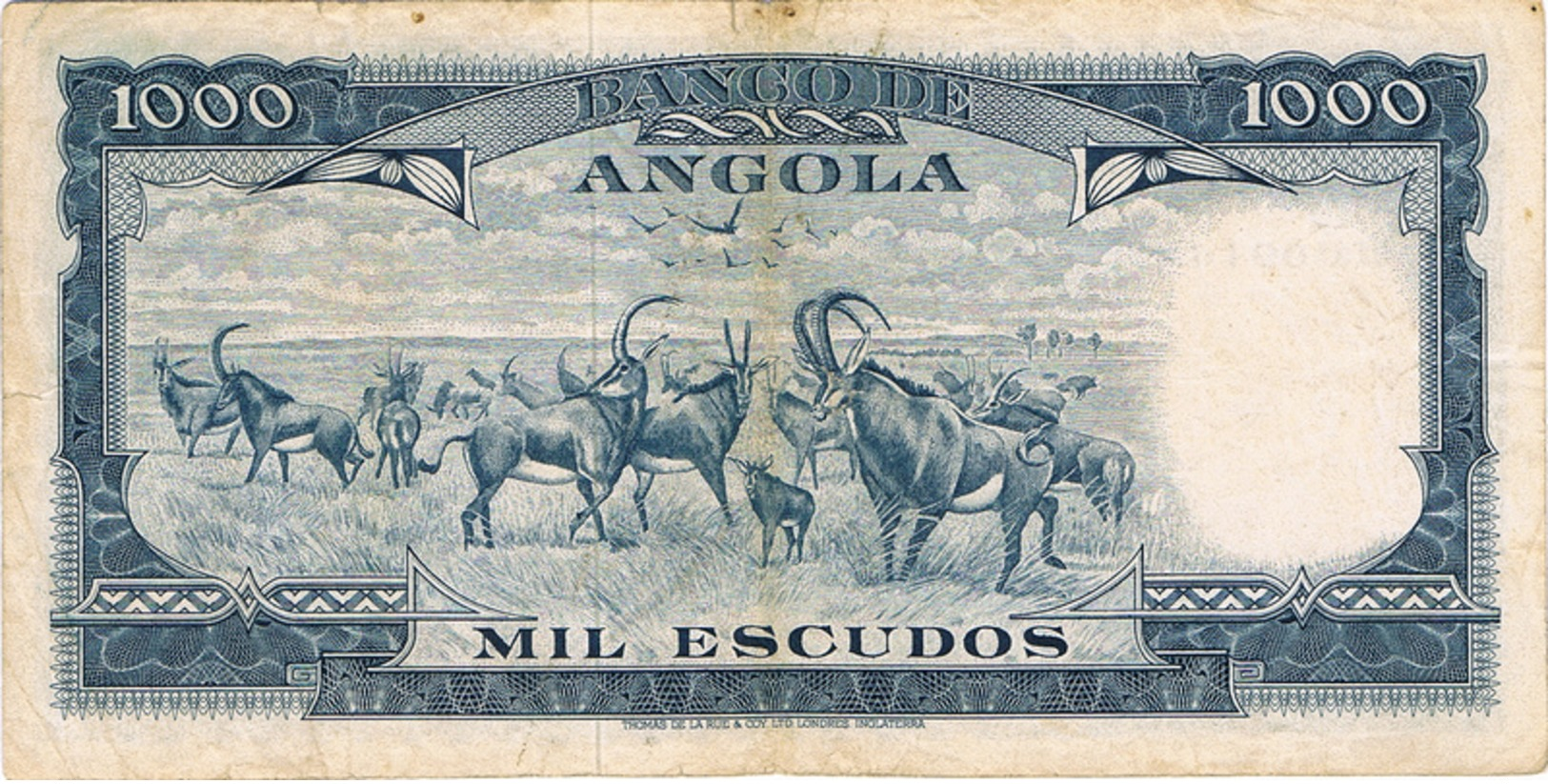 «ANGOLA» 1.000$00  DE 10 DE JUNHO DE 1970 - Portugal