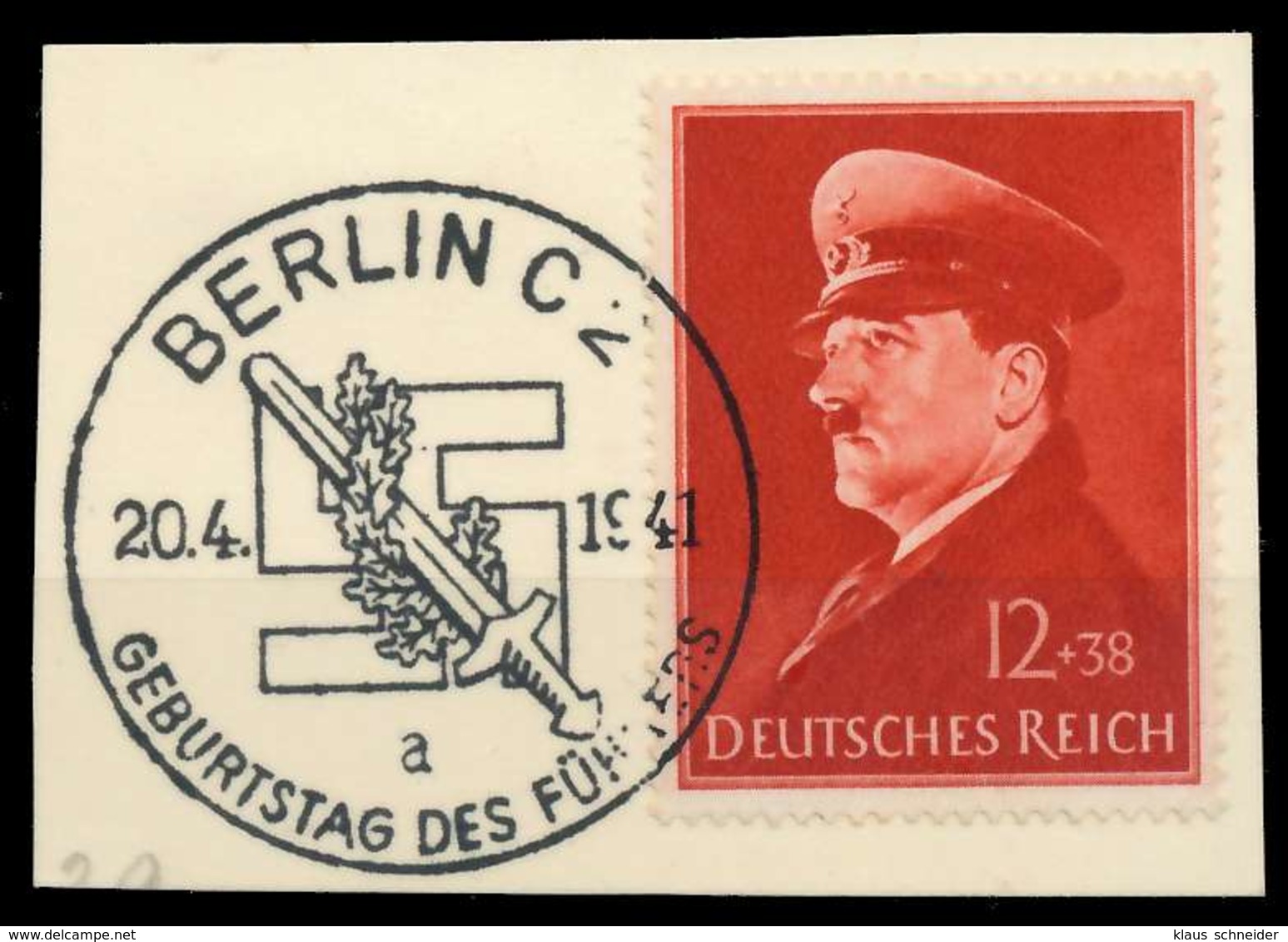 DEUTSCHES REICH 1941 Nr 772x Zentrisch Gestempelt Briefstück X8B027A - Oblitérés