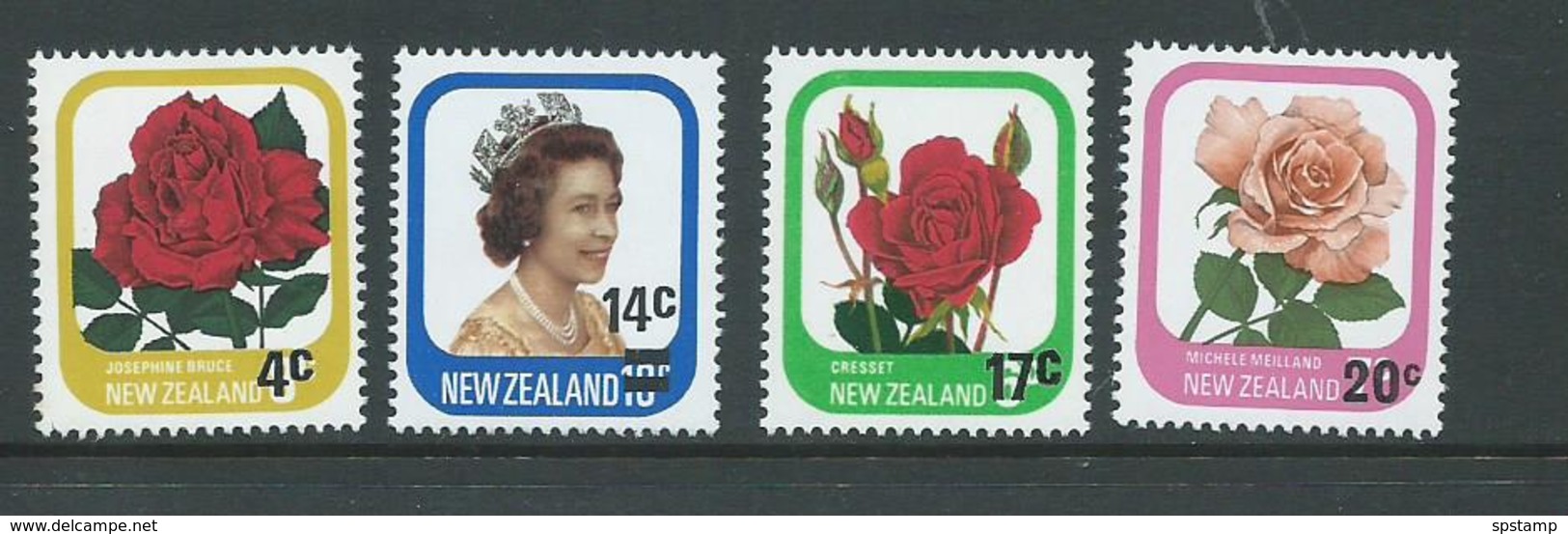 New Zealand 1979 Surcharges Set 4 MNH - Unused Stamps