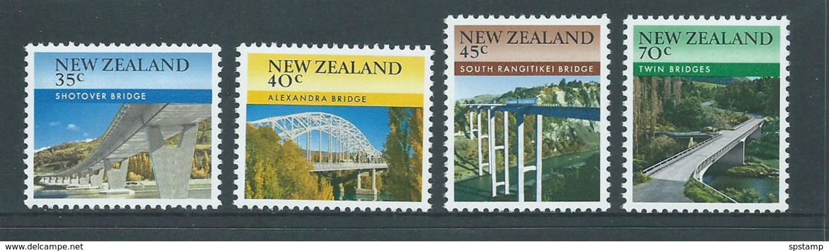 New Zealand 1985 Bridges Set 4 MNH - Unused Stamps