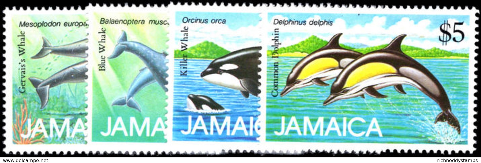 Jamaica 1988 Marine Mammals Unmounted Mint. - Jamaica (1962-...)