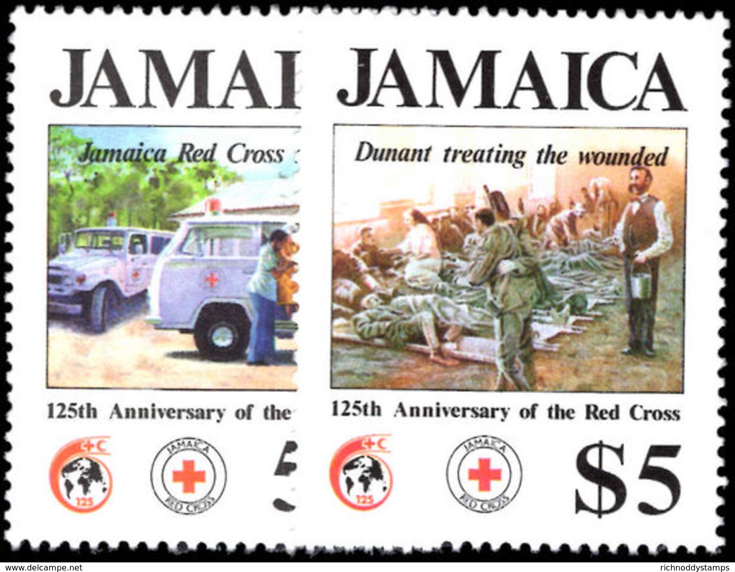 Jamaica 1988 Red Cross Unmounted Mint. - Jamaica (1962-...)