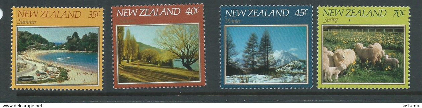 New Zealand 1982 Four Seasons Set 4 MNH - Unused Stamps