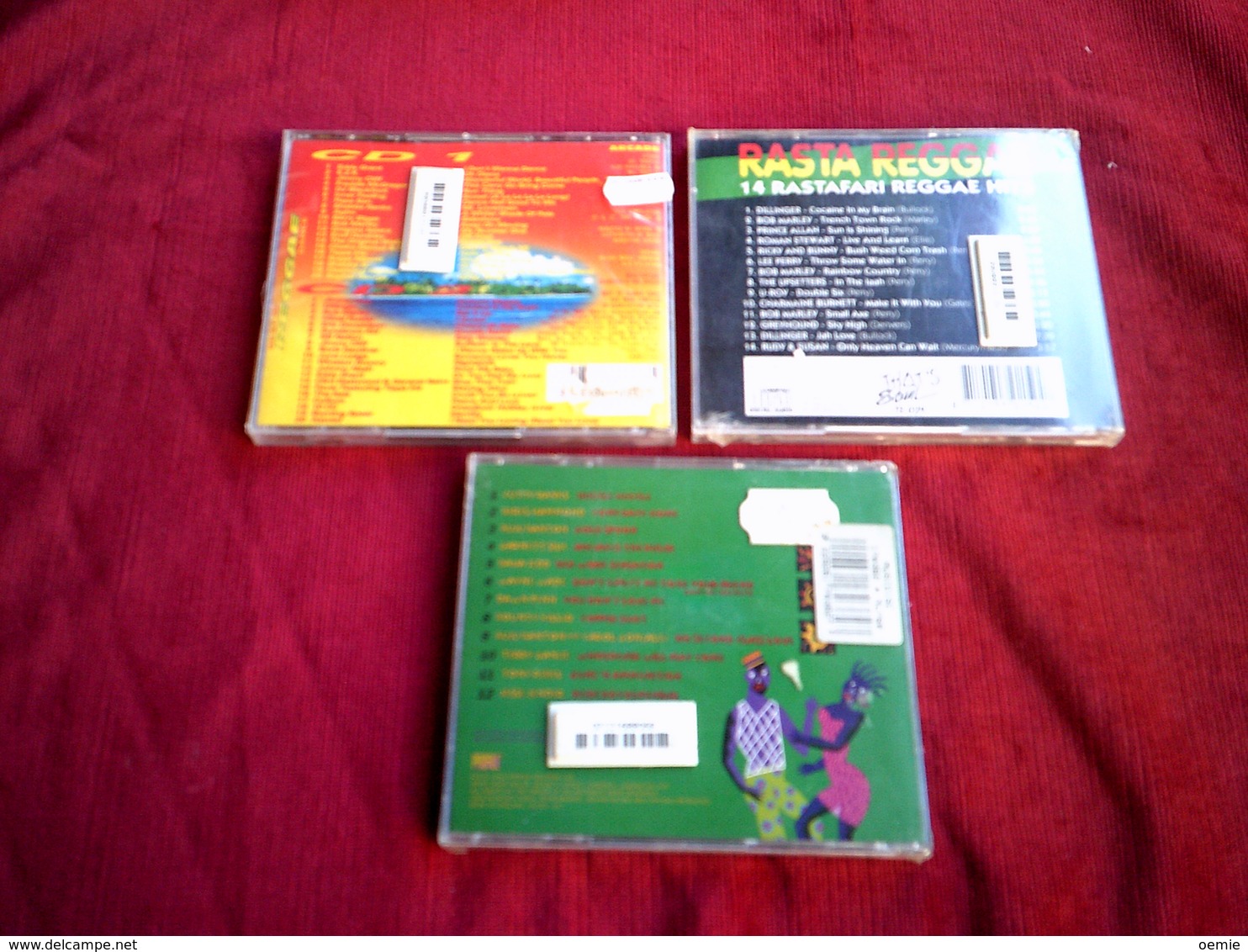 COLLECTION DE 3 CD ALBUM DE COMPILATION REGGAE / RASTA REGGAE + BEST OF REGGAE DOUBLE ALBUM + DANCE HALL STYLEE - Reggae