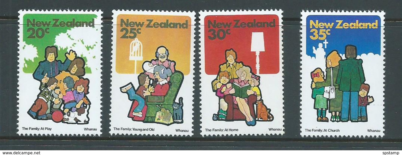 New Zealand 1981 Families Set 4 MNH - Unused Stamps