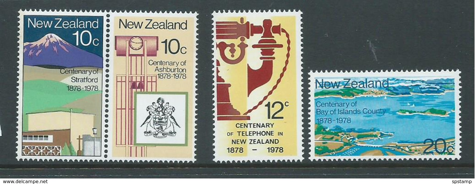 New Zealand 1978 Anniversaries Set Of 4 - Pair & 2 Singles - MNH - Unused Stamps