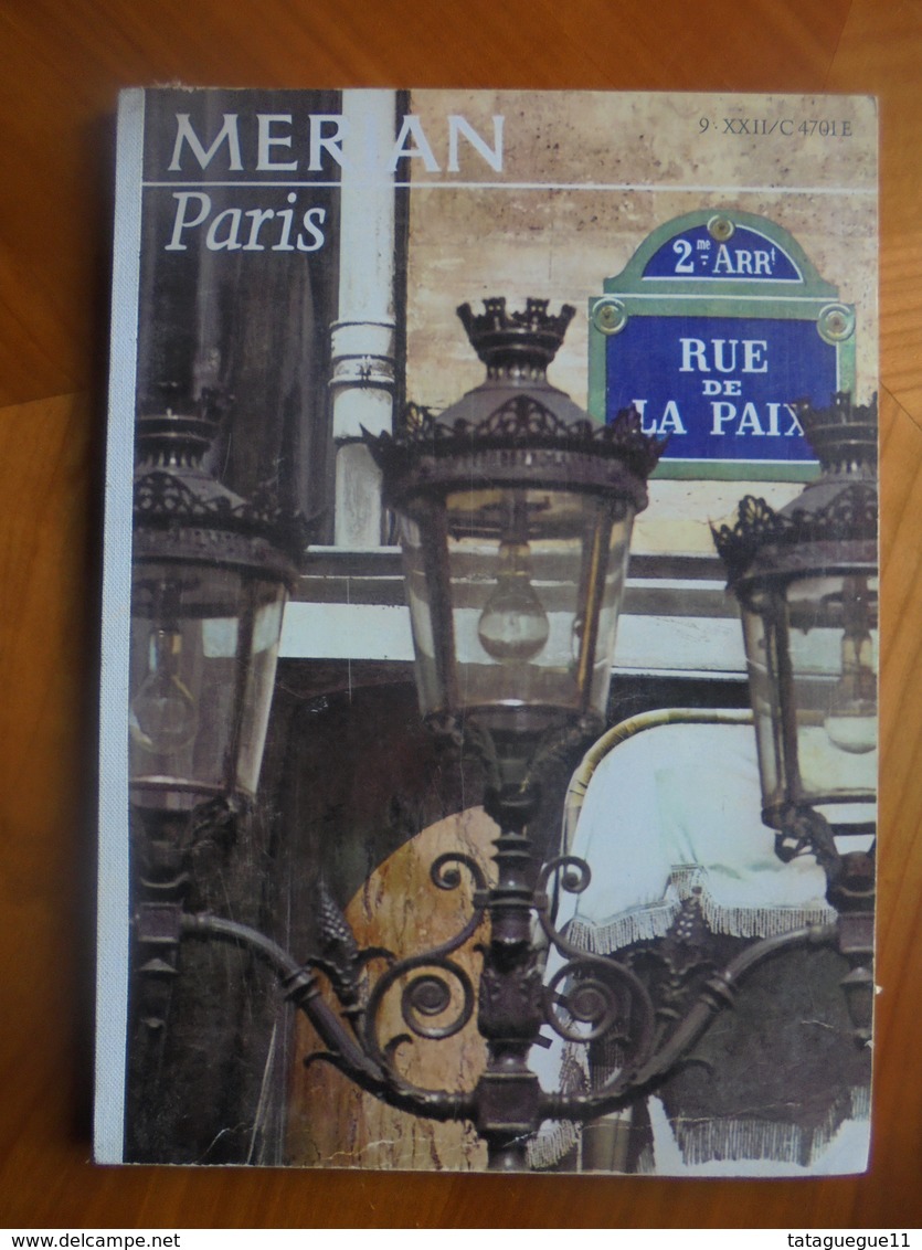 Ancien - Livre Touristique MERIAN Paris 1969 (En Allemand) - Paris