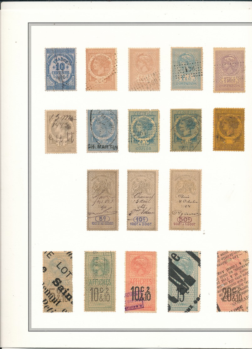 66 COLIS POSTAUX ET TIMBRES DE DIMENSION. - Used