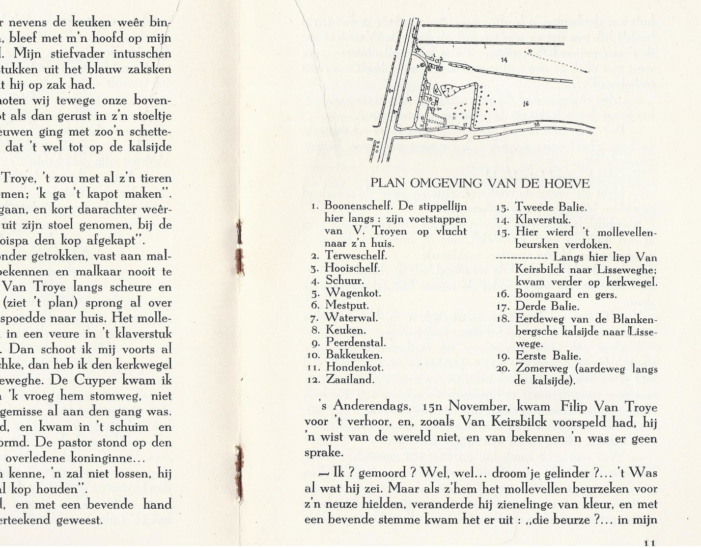 Van VAN TROYEN EN VAN KEIRSBILCK K. DE WOLF In Het Brugs - MOORD TE LISSEWEGE 1938 BOERDERIJ DE MADDELEENE ... - Histoire