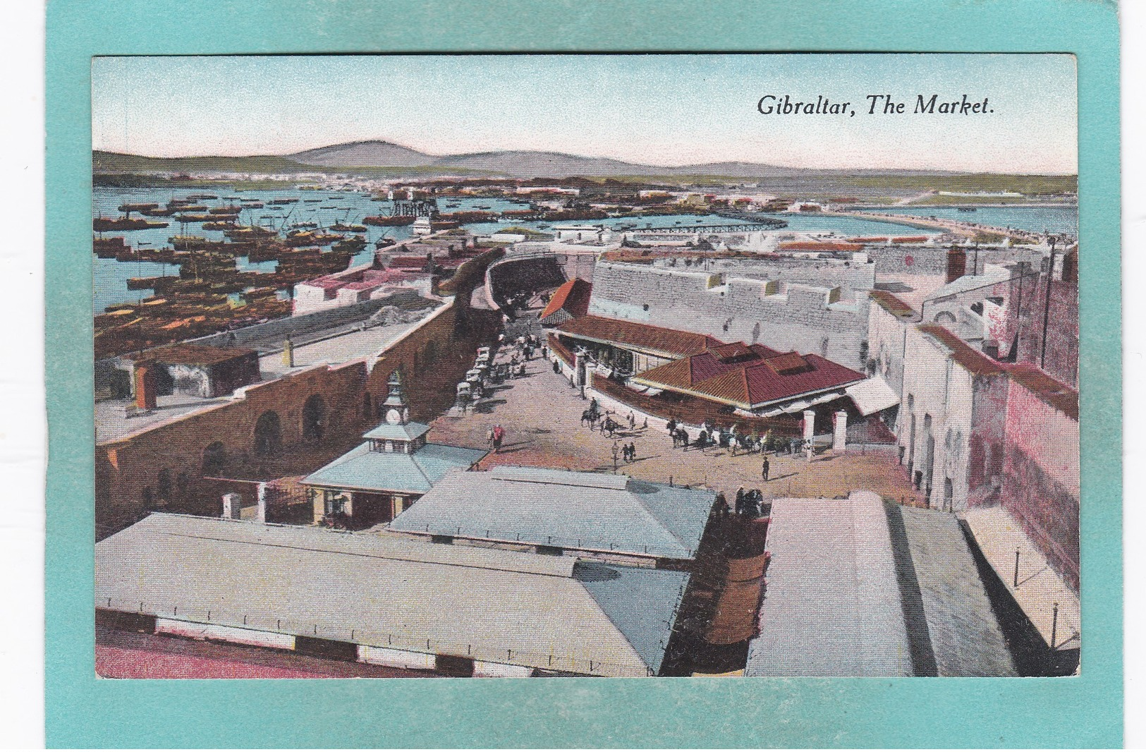 Small Post Card Of The Market,Gibraltar,K76. - Gibraltar