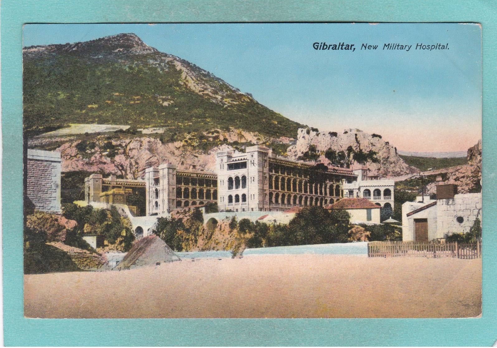 Small Post Card Of New Military Hospital,Gibraltar,K76. - Gibraltar