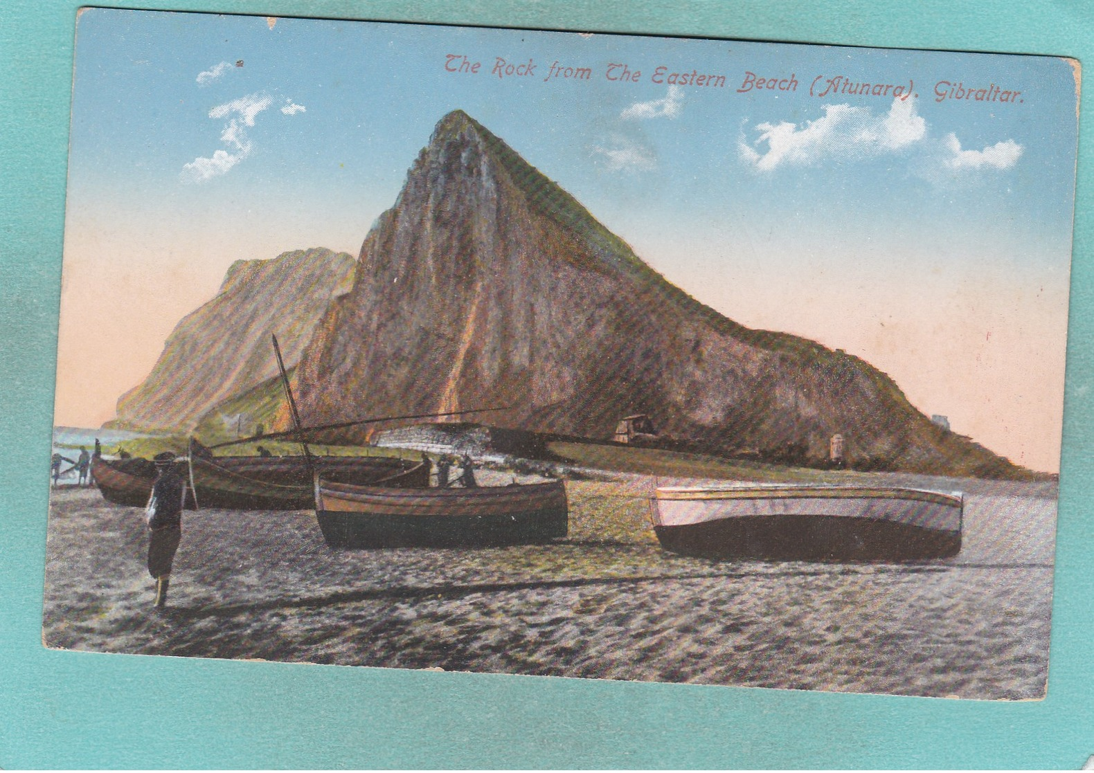 Small Post Card Of The Rock,Gibraltar,K76. - Gibraltar