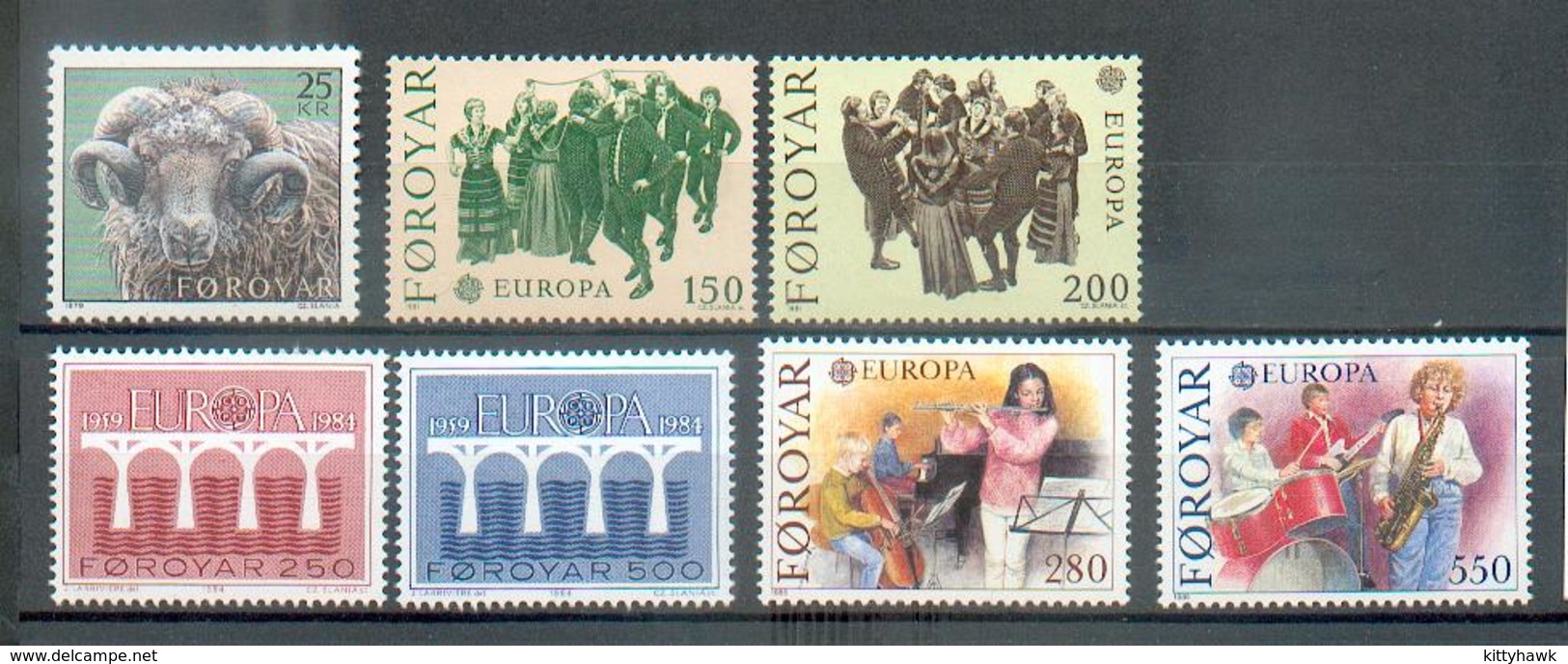 NORV 3 - Europa - YT 30/57-58/91-92/110-111 ** - Local Post Stamps