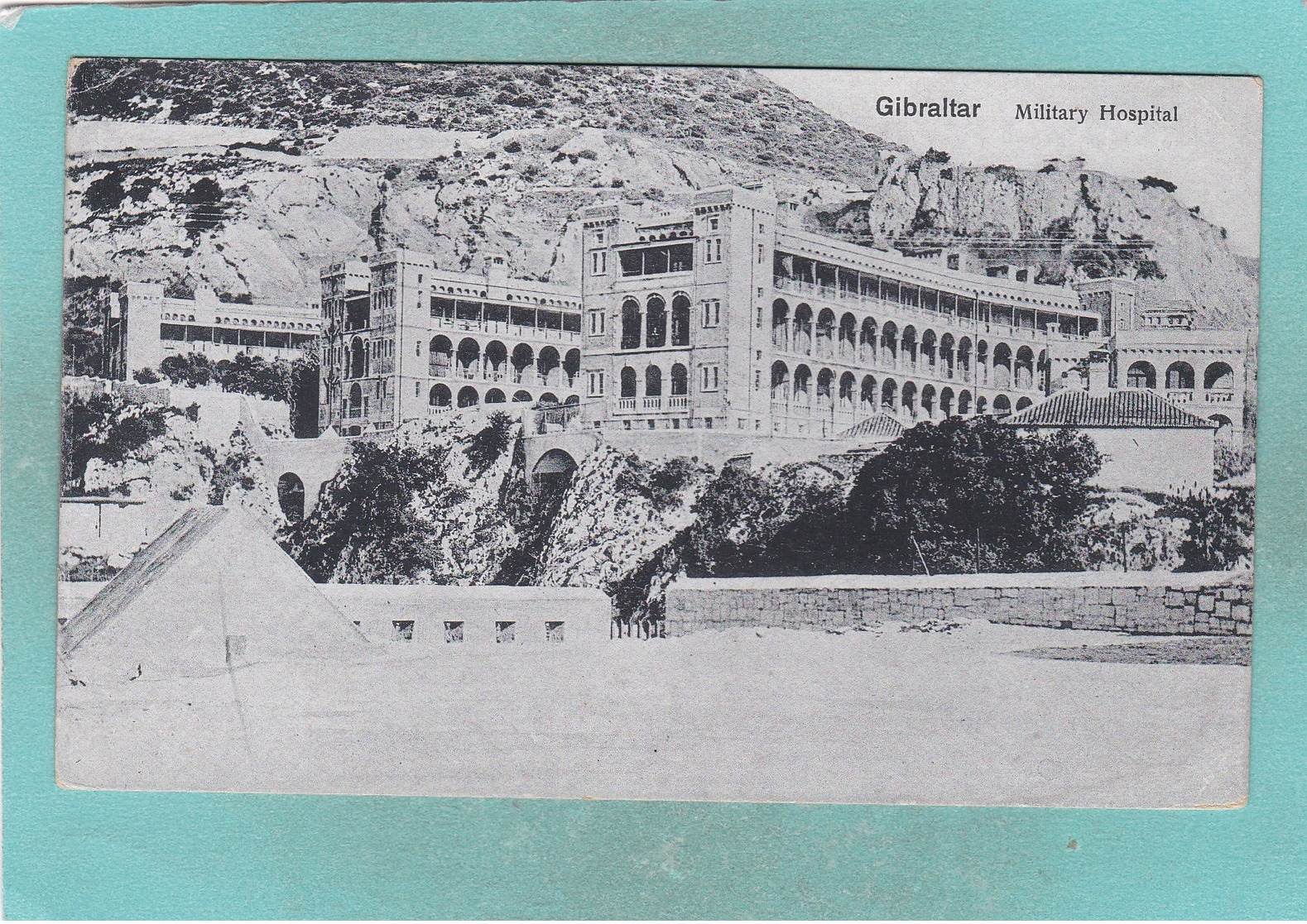 Small Post Card Of Military Hospital,Gibraltar,K76. - Gibraltar