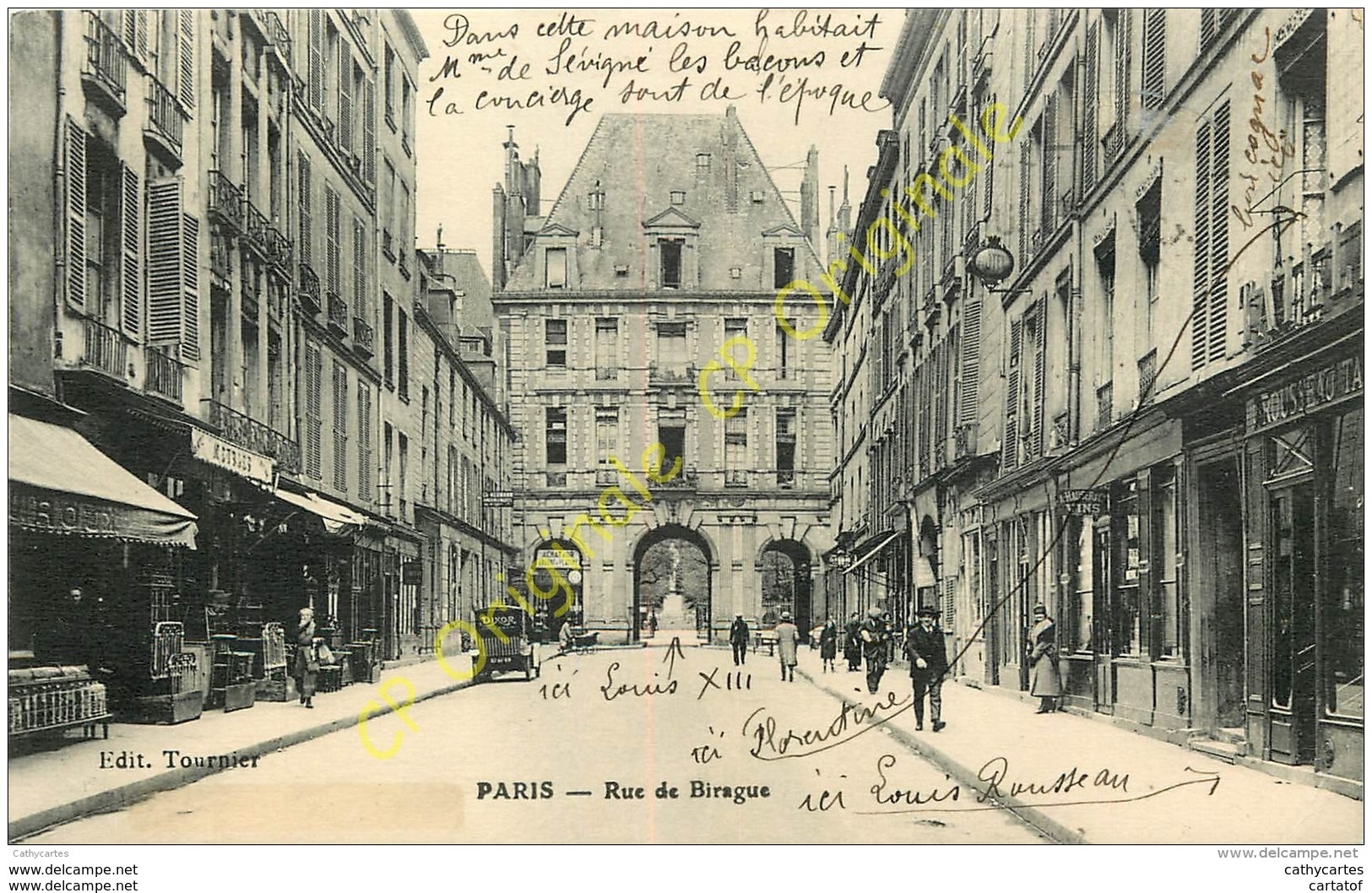 PARIS . Rue De Birague . - Autres & Non Classés