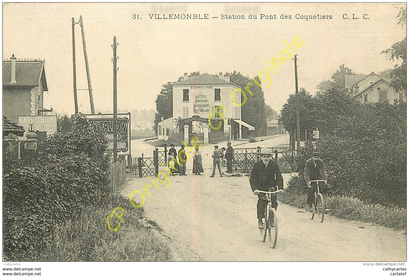 93. VILLEMONBLE . Station Du Pont Des Coquetiers .  CPA Animée . - Villemomble