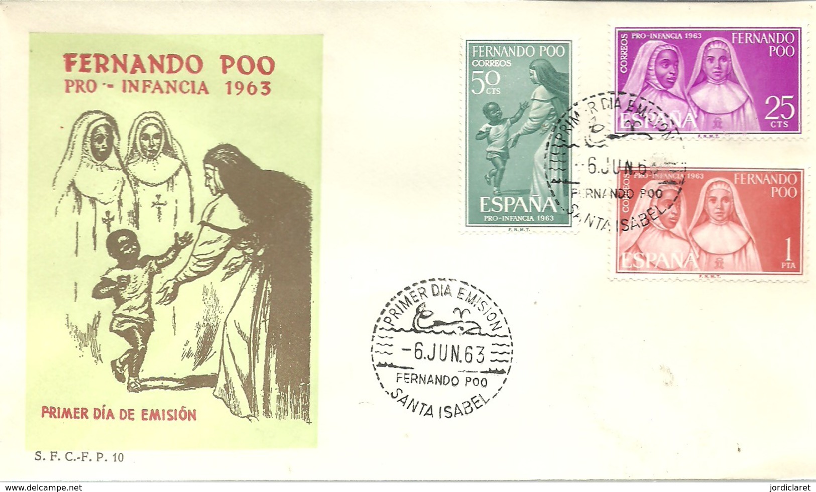 FDC 1963 - Fernando Poo