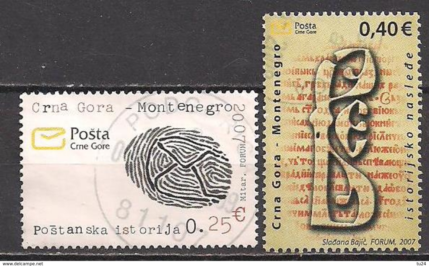 Montenegro  (2007)  Mi.Nr.  144 + 145  Gest. / Used  (1ai35) - Montenegro