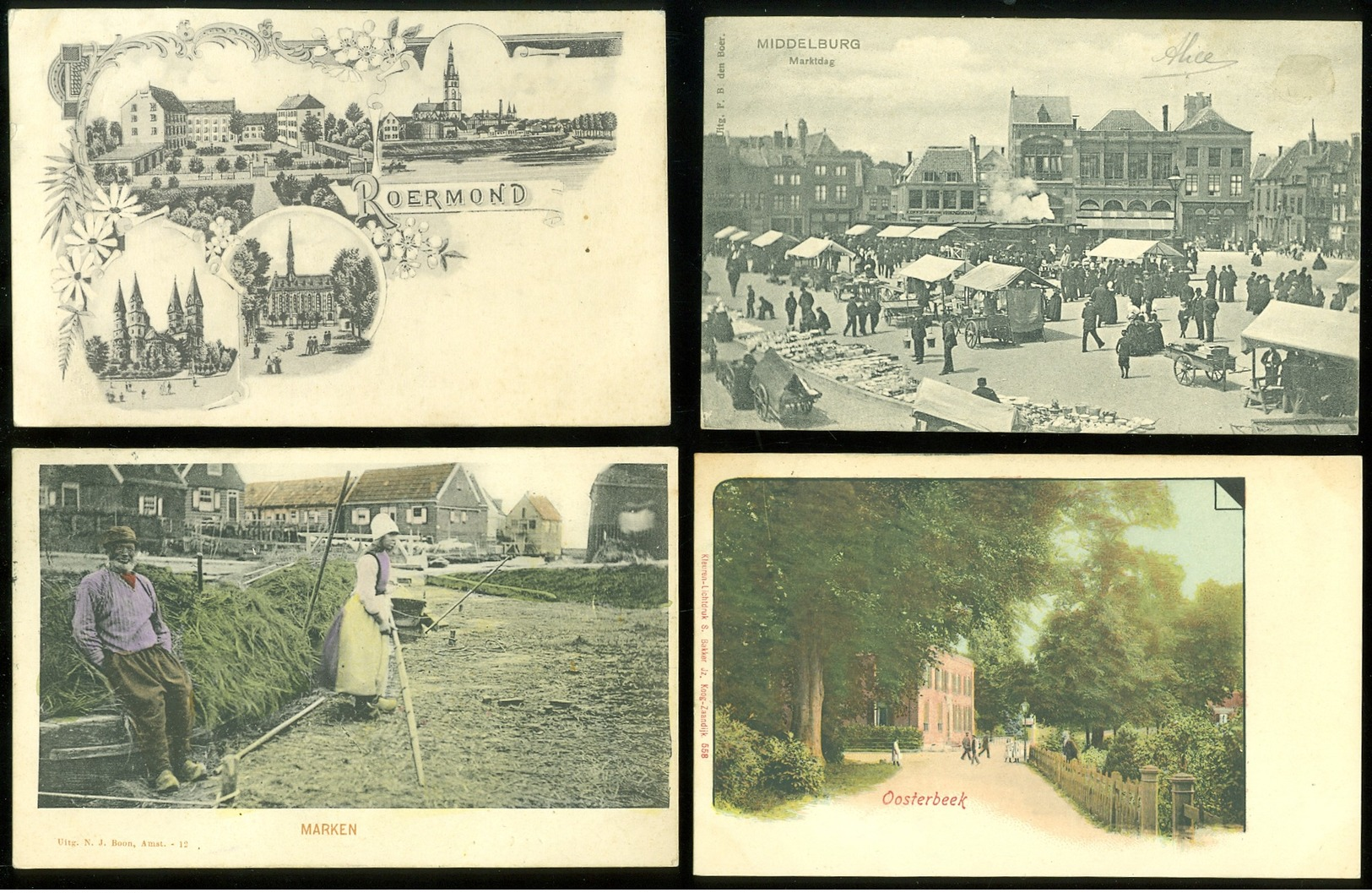 Beau Lot De 60 Cartes Postales Du Pays Bas      Mooi Lot Van 60 Postkaarten Van Nederland  Holland - 60 Scans - 5 - 99 Cartes