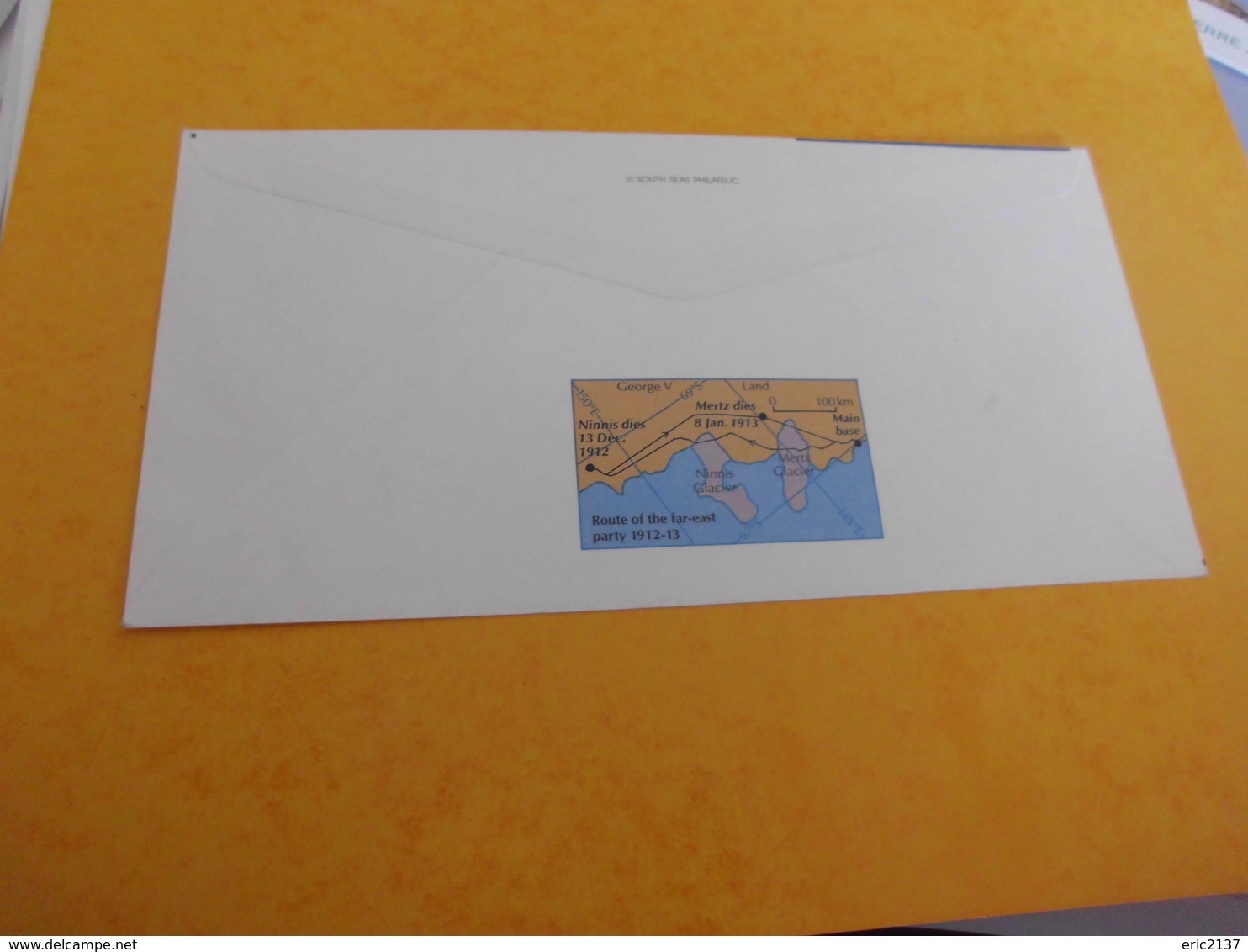 BELLE ENVELOPPE ...EXPEDITION PROJECT BLIZZARD 1985-1986 - Lettres & Documents