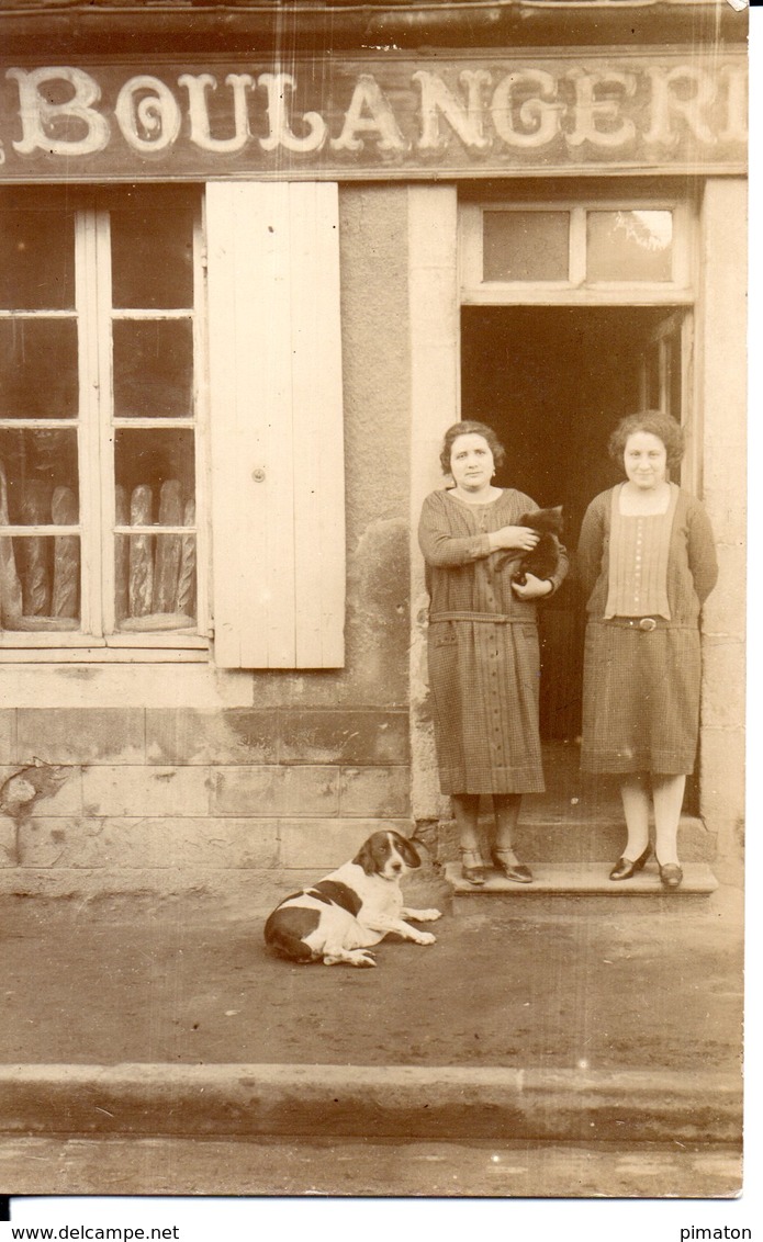 CARTE PHOTO - BOULANGERIE ( à Localiser ) - Marchands