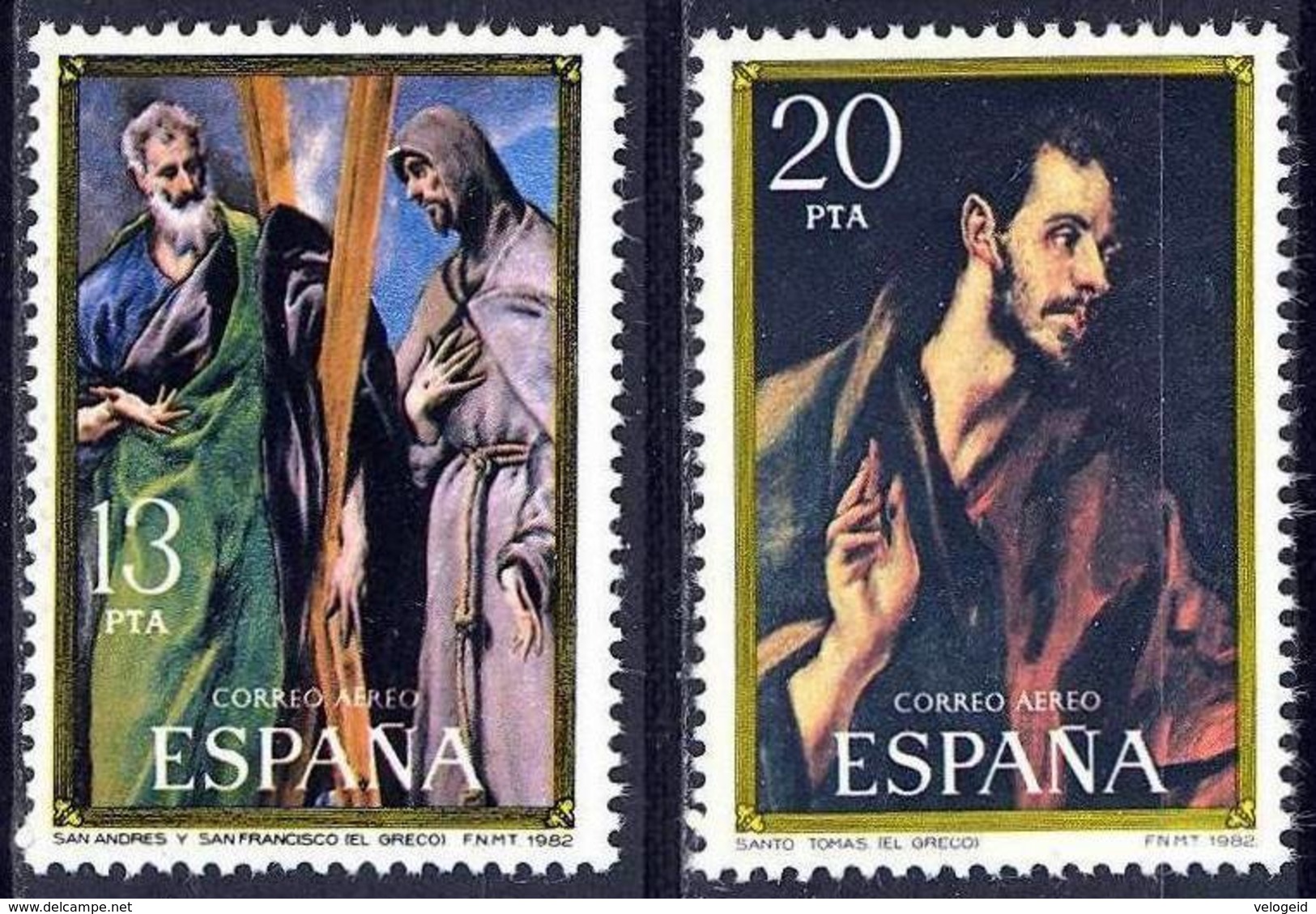 España. Spain. 1982. Homenaje A El Greco - Nuevos