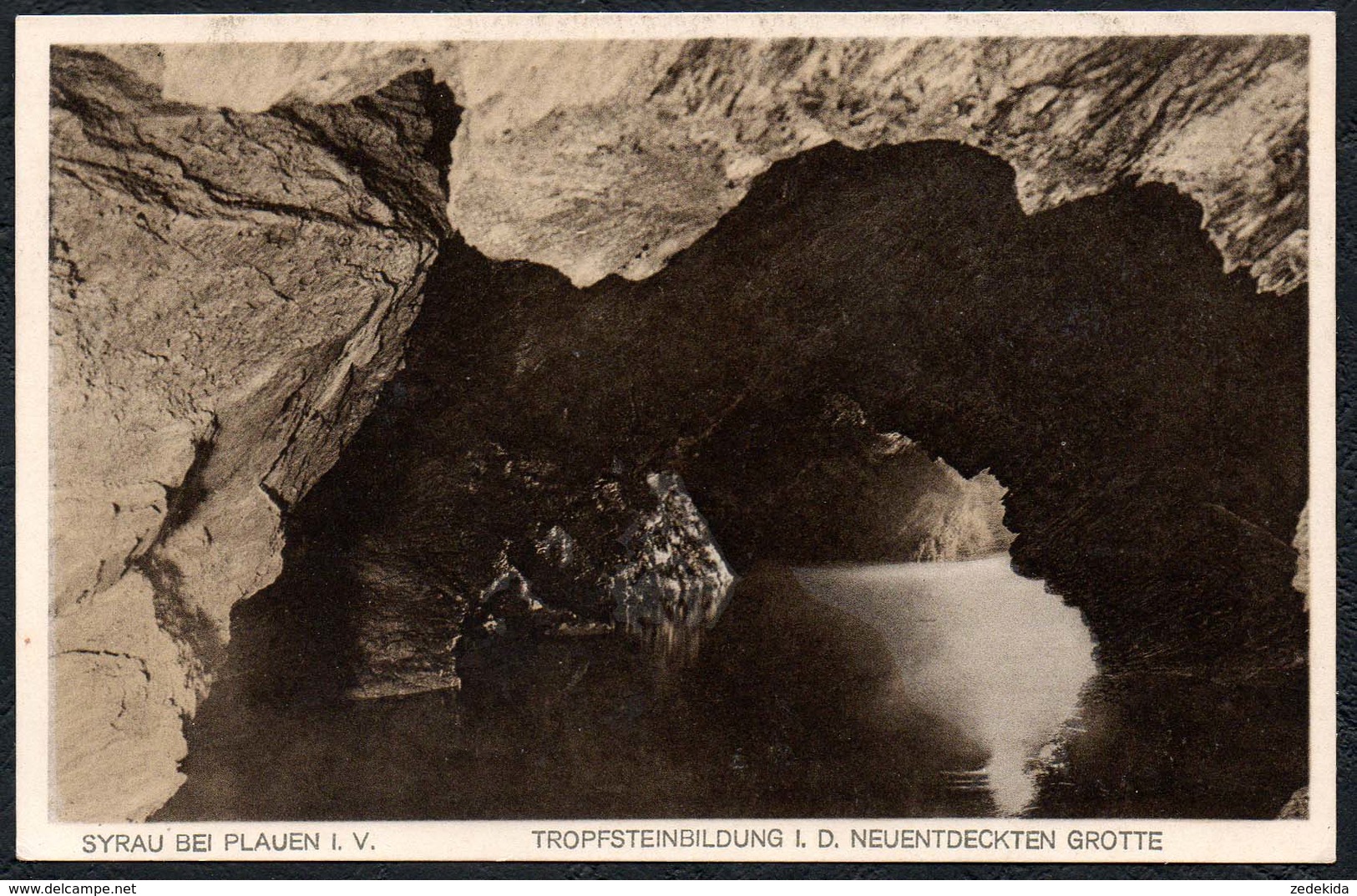 C4032 - Drachenhöhle Syrau - Höhle Grotte Grotta - Albert Eichhorn Plauen - Syrau (Vogtland)