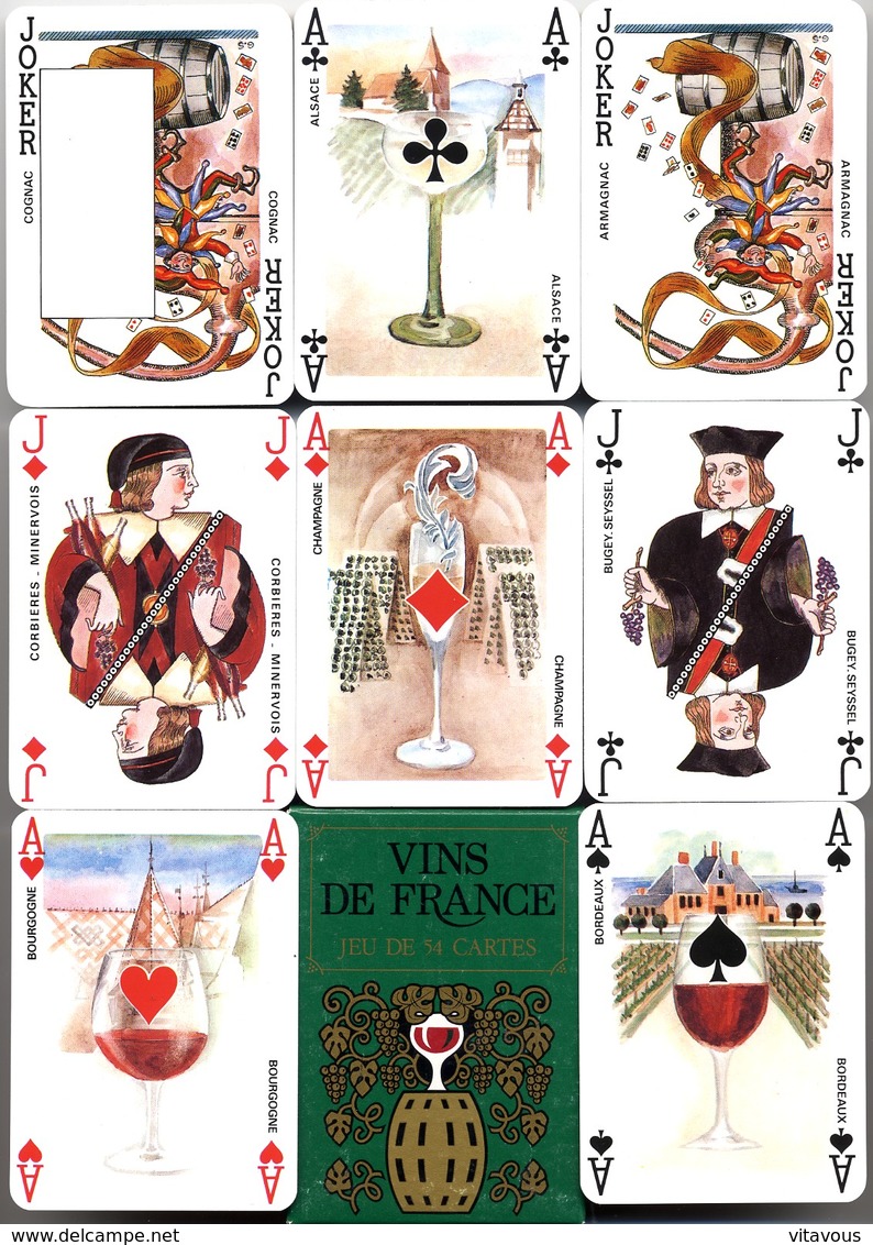 Vins De France Jeu De 54 Cartes - 54 Cartes