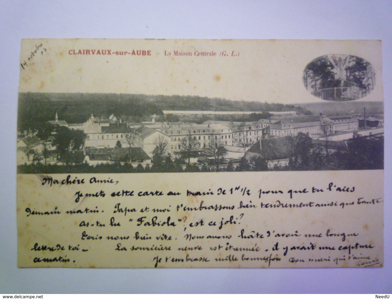 GP 2019 - 689  CLAIRVAUX-sur-AUBE  (Aube)  :  La Maison Centrale   1903   XXX - Altri & Non Classificati