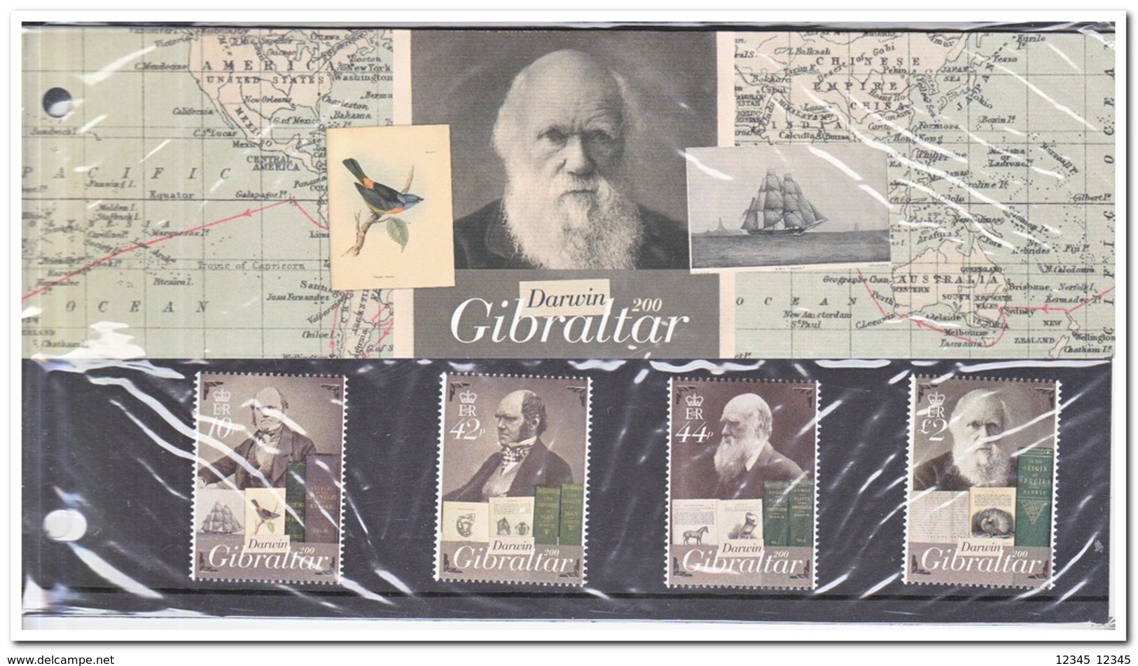 Gibraltar 2009, Postfris MNH, Charles Darwin - Otros & Sin Clasificación