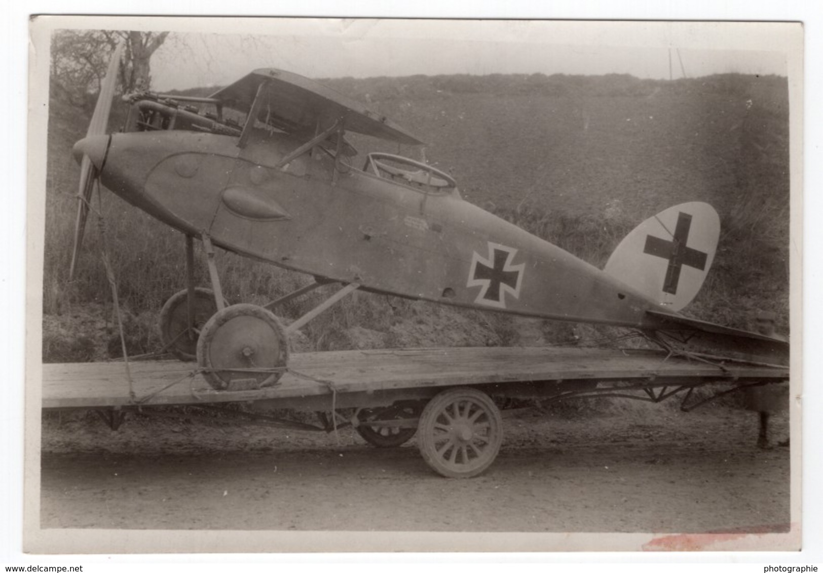 France WWI Aviation Militaire Monoplan Aile Haute Pfalz? Ancienne Photo 1914-1918 - Krieg, Militär