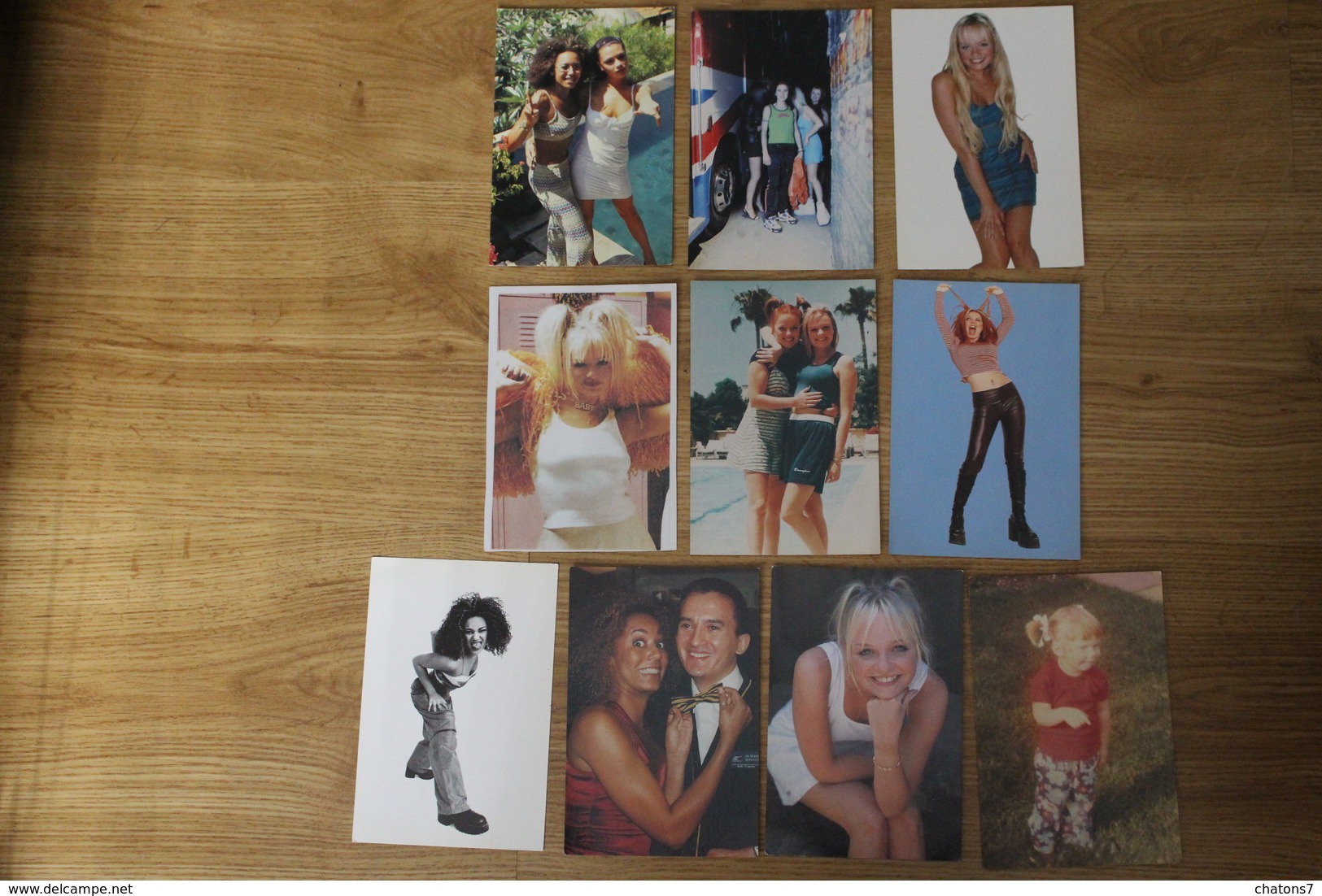 M-o 292 / Lot De 10 Photos - Spice Girls Dont,Victoria Beckham-Mélanie Ghisolm-Mélanie Brown-Emma Bunton-Gert Halliwell - Wereld