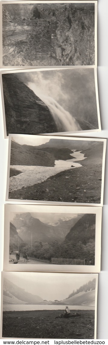 LOT De 10 PHOTOS - 74 - SIXT - SAMOENS - Photos D'amateur - 1934 - Lieux