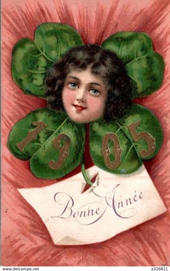 Bonne Annee 1905 - Neujahr