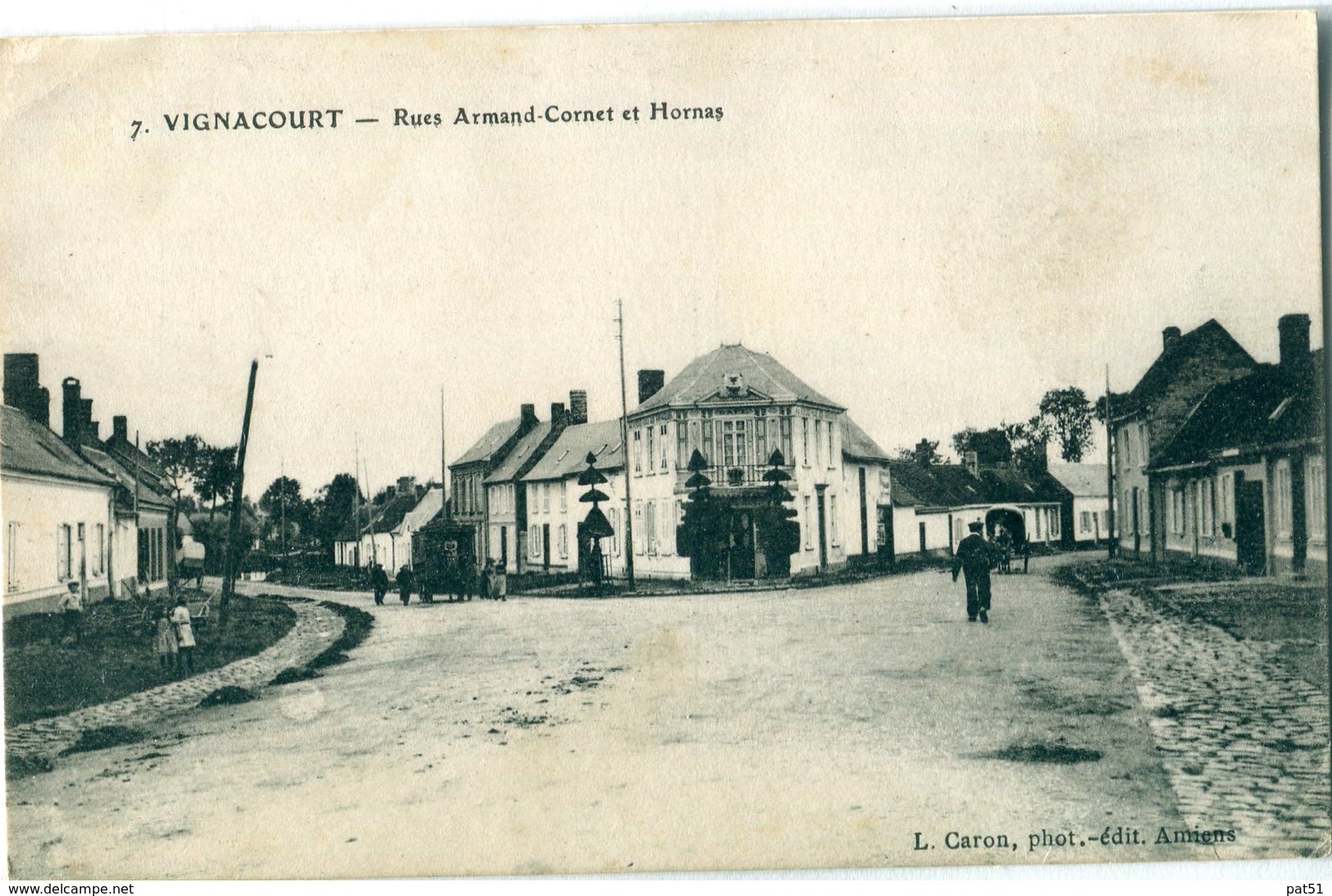 80 - Vignacourt : Rues Armand Cornet Et Hornas - Vignacourt