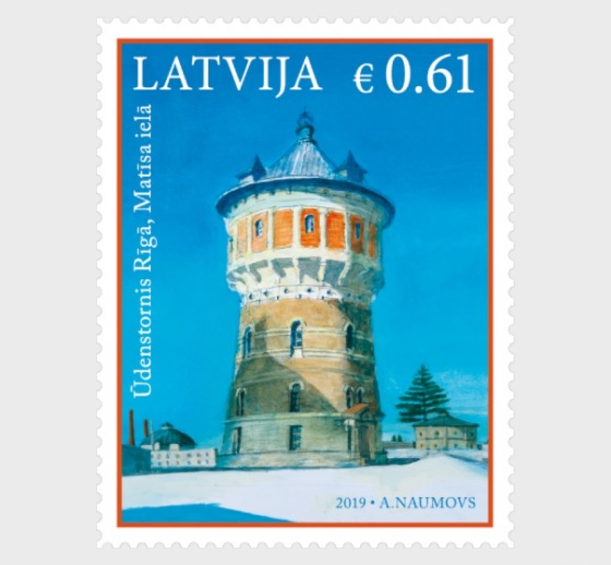 H01 Latvia 2019 Modern Architecture - Water Towers MNH Postfrisch - Lettland