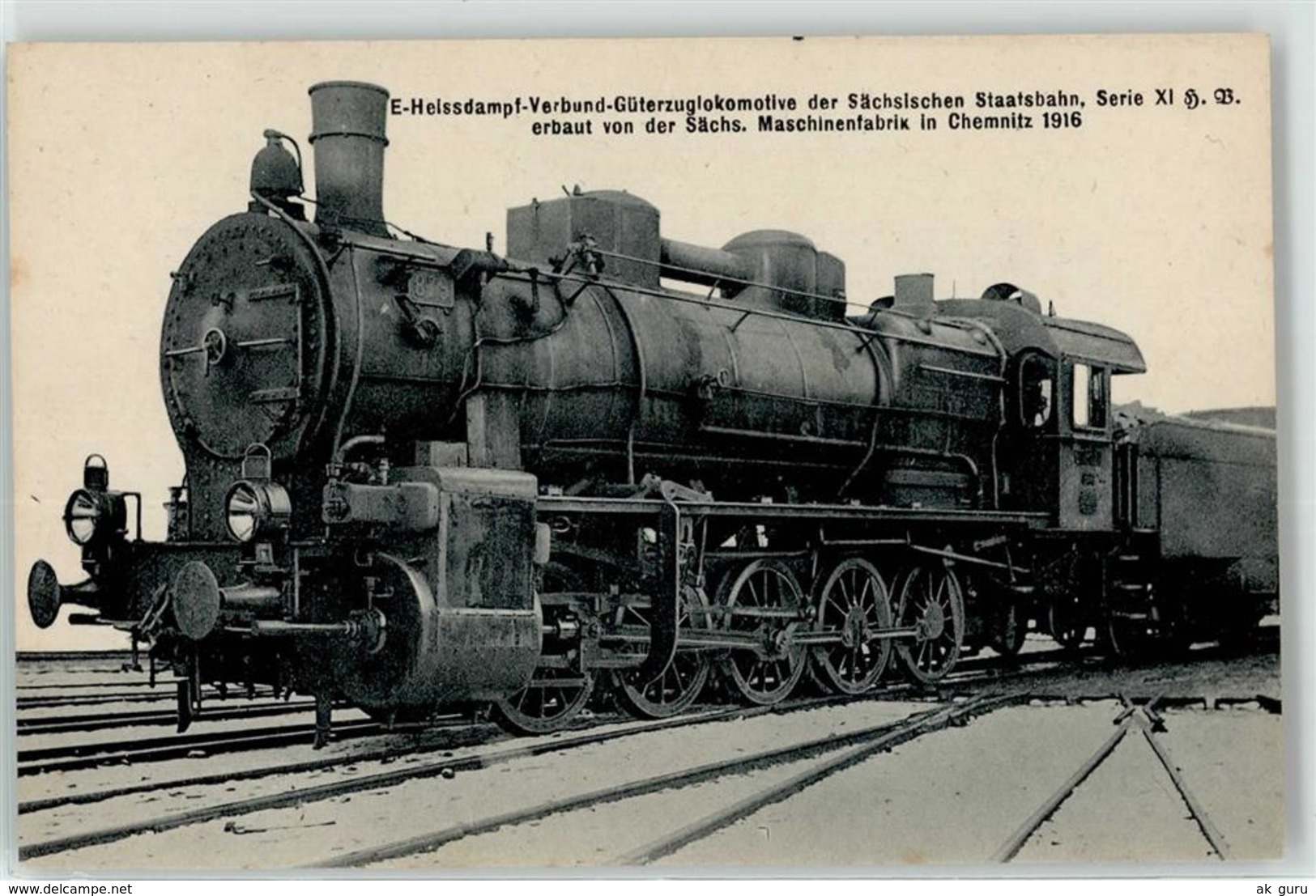 52950665 - E-Heissd.-Verbund-Gueterzuglokomotive Saechs. Staatsbahn - Trains