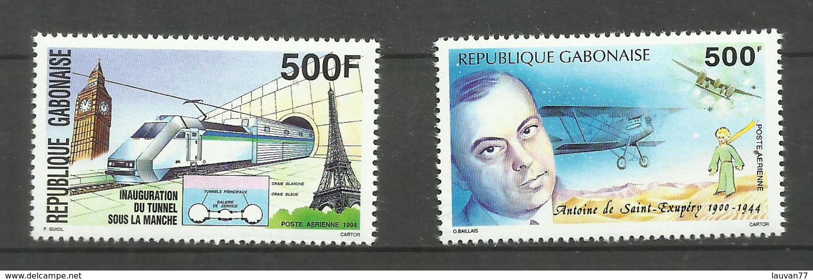 Gabon Poste Aérienne N°291, 292 Neufs** Cote 6 Euros - Gabon