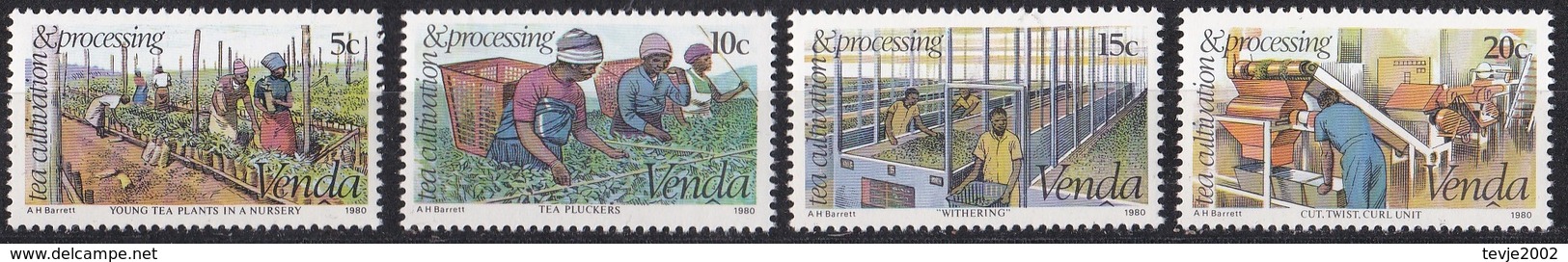 Wib_ Venda - Mi.Nr. 26 - 29 - Postfrisch MNH - Tee Tea - Venda