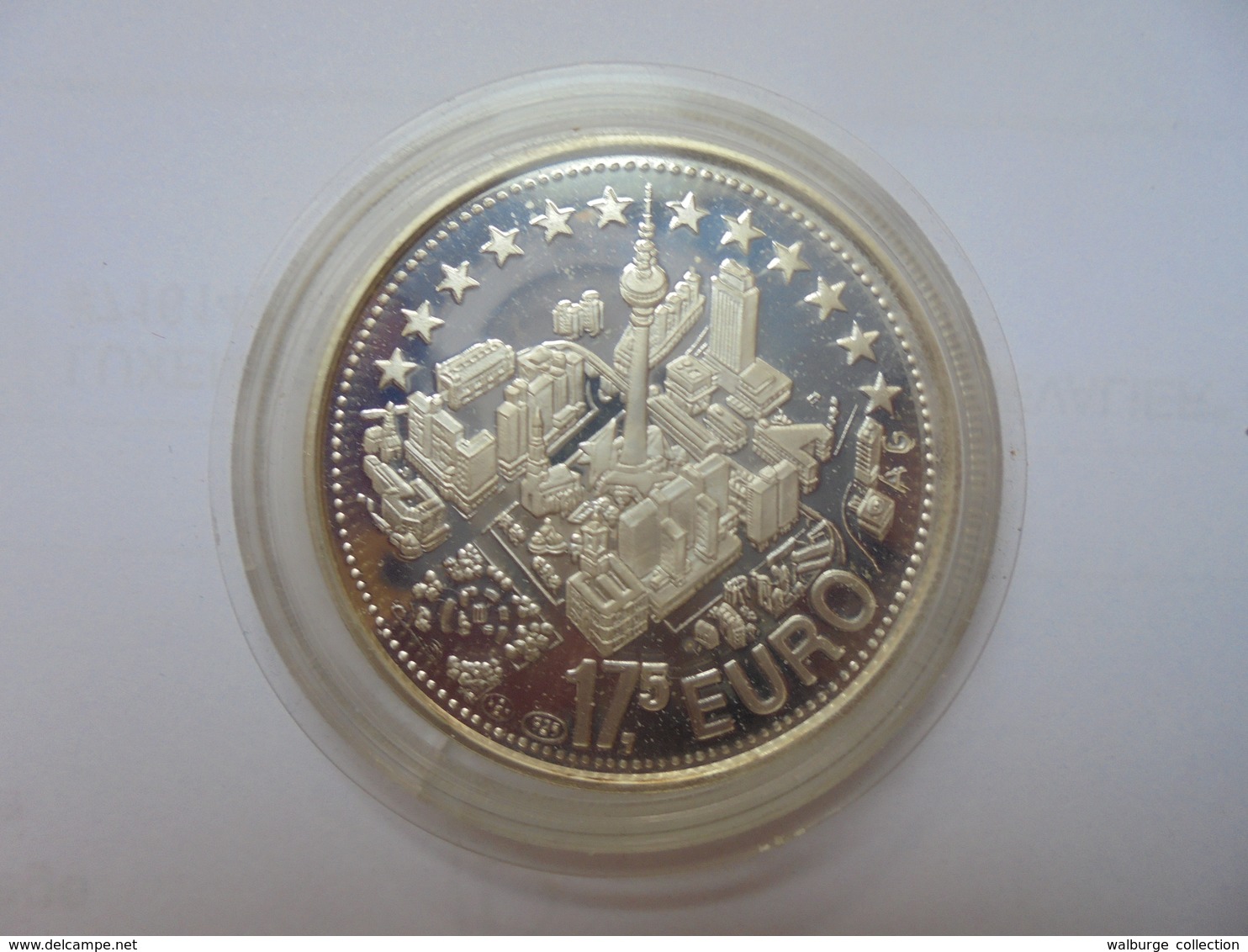 ALLEMAGNE 17,5 EURO ARGENT 925/000 "BERLIN" - Allemagne