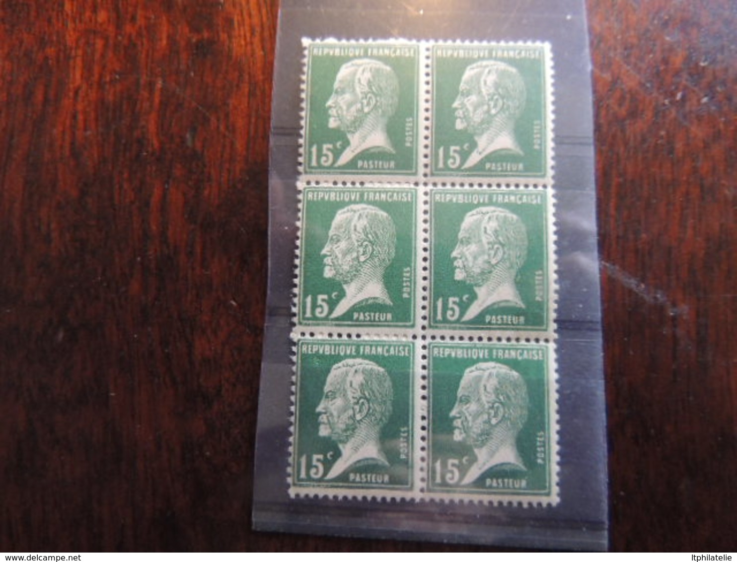 FRANCE N° 171   BLOC DE 6 TIMBRES PASTEUR 15C   NEUF**  FRAICHEUR  (cote 22€) - Ungebraucht