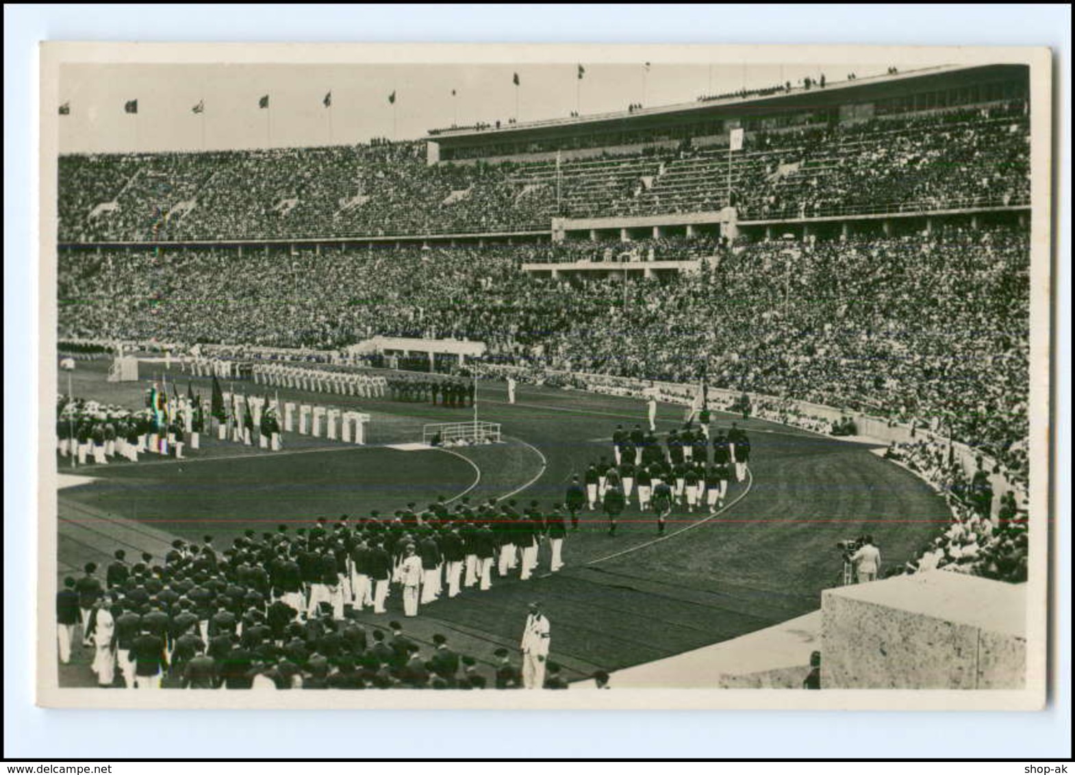 XX002148/ Olympiade 1936 Berlin Eröffnung Des Olympia-Stadions Foto AK - Olympische Spiele