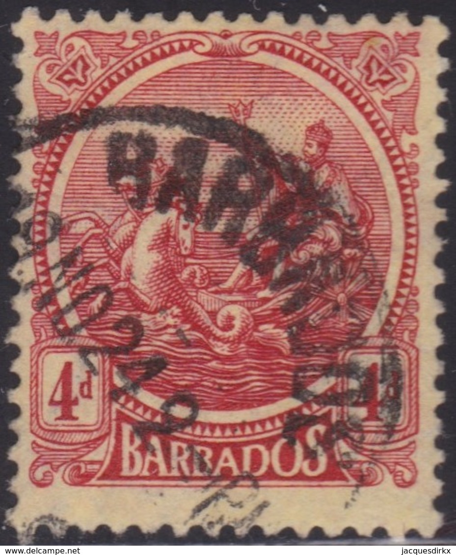 Barbados      .     SG    .   214        .     O    .   Cancelled   .   /    .     Gebruikt - Barbados (...-1966)