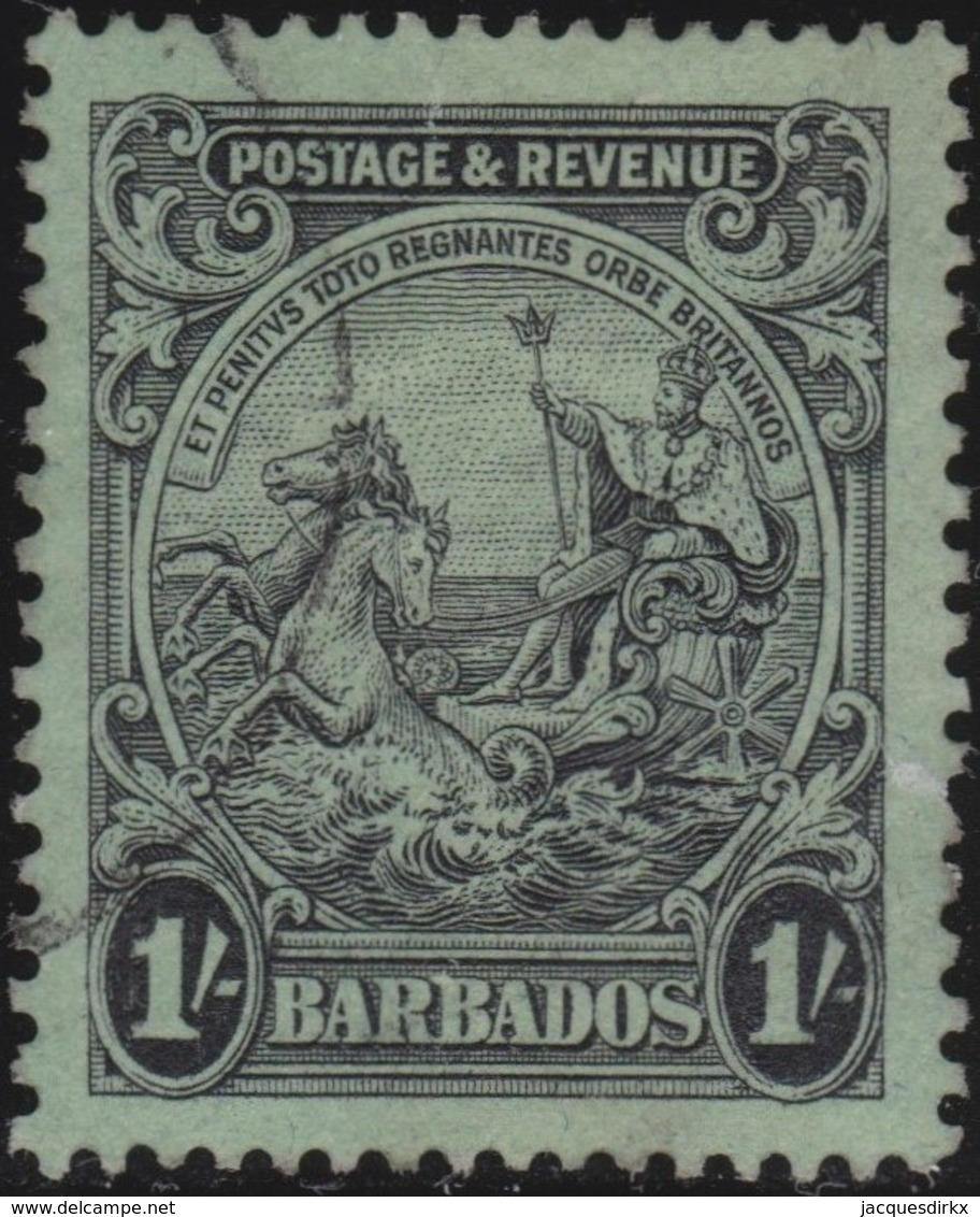 Barbados      .     SG    .   237a    13½x12½    .     O    .   Cancelled   .   /    .     Gebruikt - Barbados (...-1966)