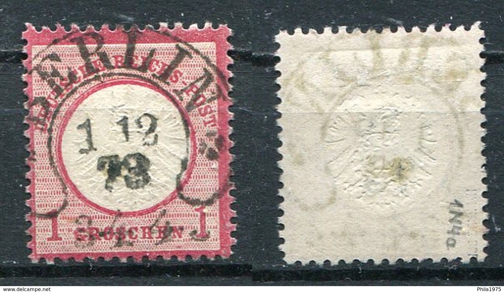 Deutsches Reich Michel-Nr. 19 Hufeisen Vollstempel - Geprüft - Used Stamps