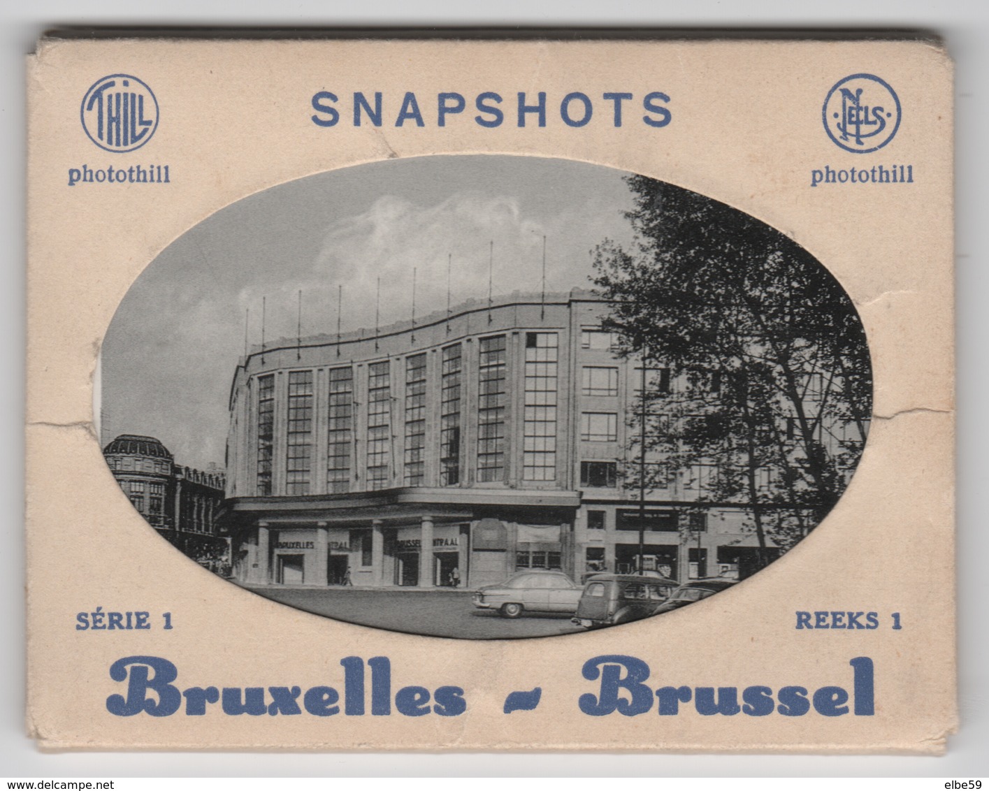 Belgique, Bruxelles, 10  Snapshots, Série 1, Dans Pochette Carton - Monumenti, Edifici