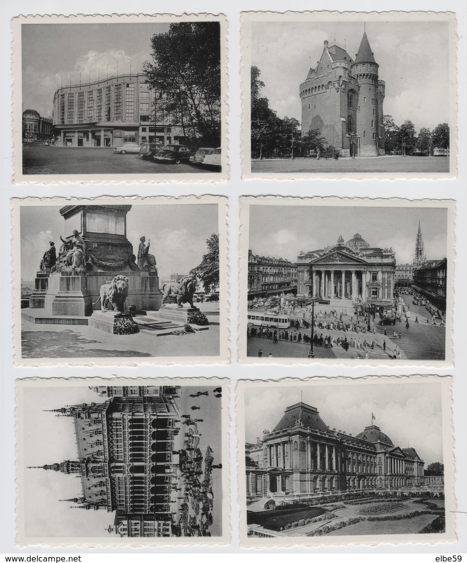 Belgique, Bruxelles, 10  Snapshots, Série 1, Dans Pochette Carton - Monumenti, Edifici