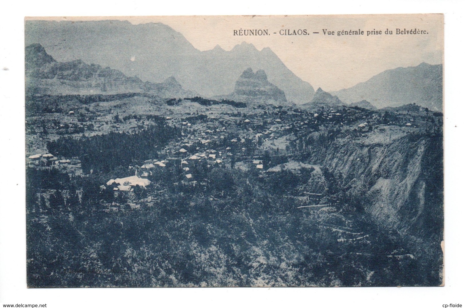 LA RÉUNION . CILAOS . LE VILLAGE ET LE MASSIF DU GRAND BÉNARD - Réf. N°21322 - - Other & Unclassified