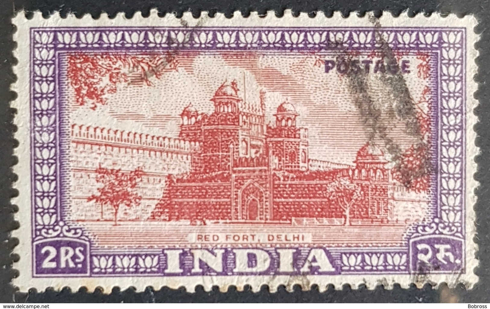 1949, Sculptures And Buildings, India, Used - Gebruikt